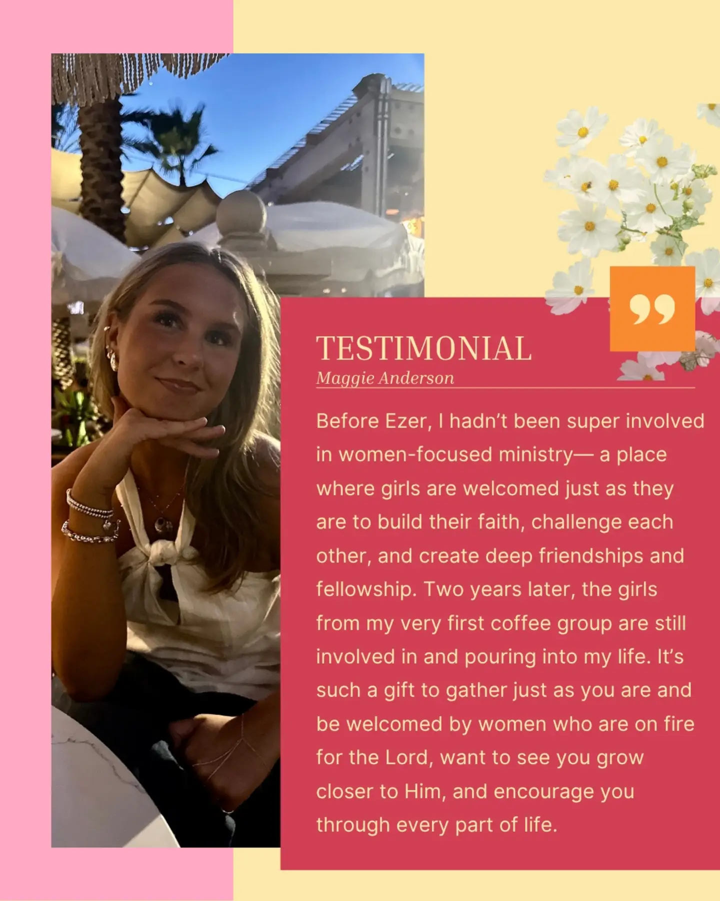 Maggie Anderson testimonial graphic